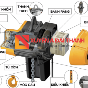 Cấu tạo pa lăng điện 250kg