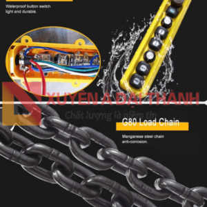 Điều Kiển Và Xích của palang xích điện