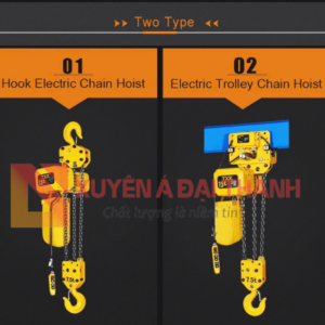 Palang xích điện loại cố định và di chuyển