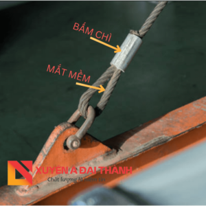 Cáp thép bấm chì mắt mềm