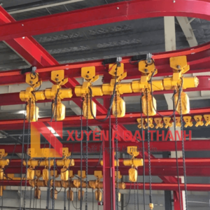Xưởng palang xích điện loại di chuyển