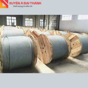 Cáp thép mạ kẽm nhập bởi Xuyên Á Đại Thành