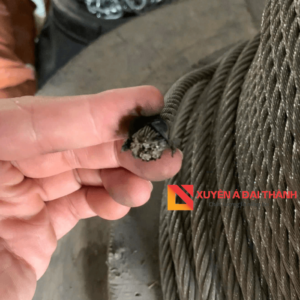 Lõi cáp thép cẩu 6x37+IWRC