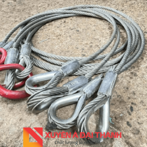 Cáp thép 4 chân từ phi 8 đến phi 77