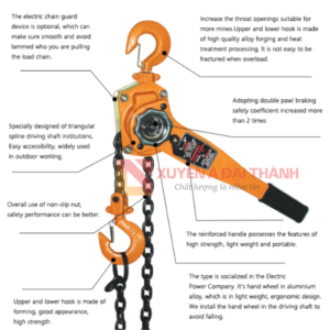 Các bộ phận pa lăng xích kéo tay Kawasaki