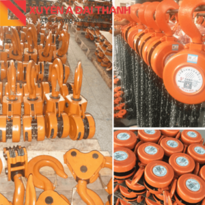 Các bộ phận palang xích kéo tay