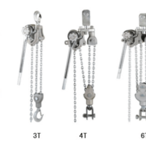 Các loại Palang Xích Lắc Tay Hợp Kim Nhôm KAWASAKI từ 0,75 Tấn đến 9 Tấn