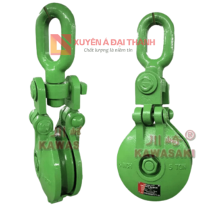 Khối ròng rọc Kawasaki đơn có móc