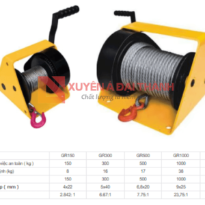 Tời quay tay nhỏ dòng GR