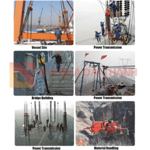 Ứng Dụng Palang Xích Kéo Tay KAWASAKI