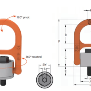 Vòng Xoay Tời Nâng Xoay 360 Độ