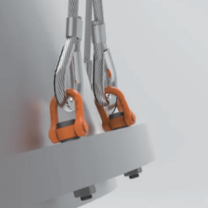 Vòng nâng hàng kết hợp sling cáp thép trong thực tế