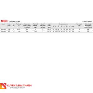 pa-lang-xich-lac-tay-mini-thong-so-ky-thuat
