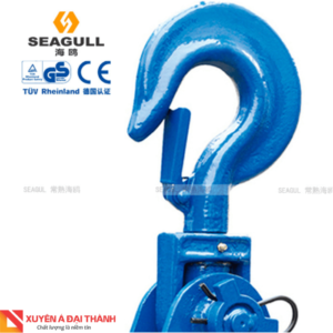 Ròng rọc đầu móc cẩu Seagull - Model: LH, tải trọng 2 tấn - 85 tấn