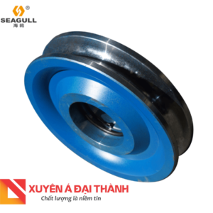 Rãnh bánh xe chịu lực hình dạng ròng rọc Seagull - D100/150/200/300/400/500