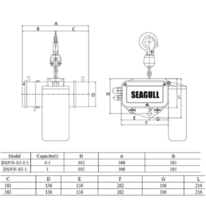 thong-so-ky-thuat-pa-lang-xich-dien-stage-hoist-thuong-hieu-nhat-ban-seagull