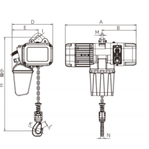 Cấu Tạo Palang Xích Điện