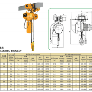 Palang Xích Điện - Model KKBB - Con Chạy Điện - Kawasaki