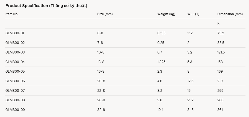 Móc Cẩu Đầu Tròn Thu Ngắn Xích