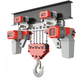 Palang Xích Điện Đầu Thấp - DCER15-06-15 Tấn