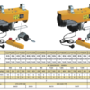 Thông Số Kỹ Thuật - Palang Xích Điện Mini - Model CQ