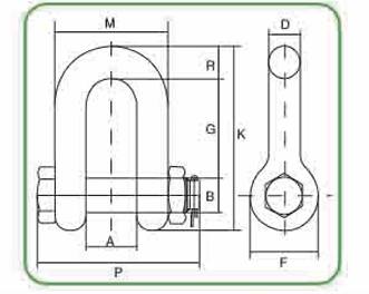 Đặc Điểm Nổi Bật Của Ma Ní Chữ U Size 1 Model: G-2150 Kawasaki