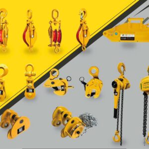 Dải sản phẩm nâng hạ APOLLO: palang, lever hoist, puly, kẹp