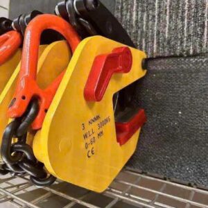 Kẹp tôn đứng đuôi cá WLL 3 tấn mở hàm 0-60mm