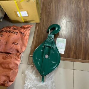 Puly múp cẩu APOLLO 1 rãnh móc cẩu